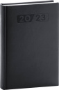 náhled Denní diář Aprint 2023, černý, 15 × 21 cm