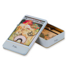 náhled Plechová dóza Alfons Mucha – Buscuits, 24 × 14 × 4 cm