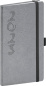 náhled Kapesní diář Memory 2023, stříbrný, 9 × 15,5 cm