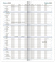 náhled Kapesní diář Černý 2023, plánovací měsíční, 8 × 18 cm