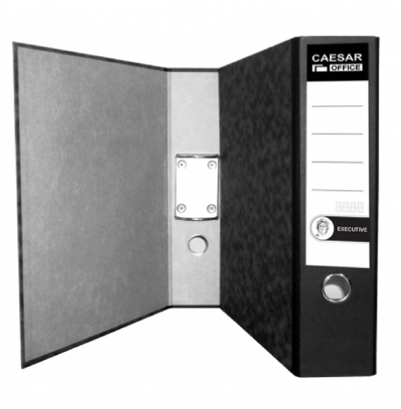 detail Pořadač A4 7,5cm CAESAR OFFICE archivační závěsný mramor černý