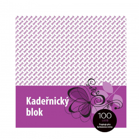 detail Kadeřnický blok A5 100l