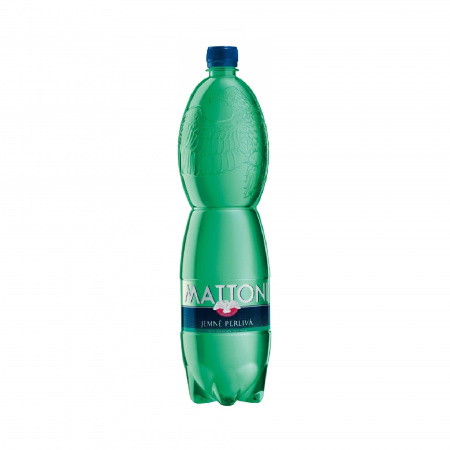 detail Voda Mattoni 1,5 l jemně perlivá