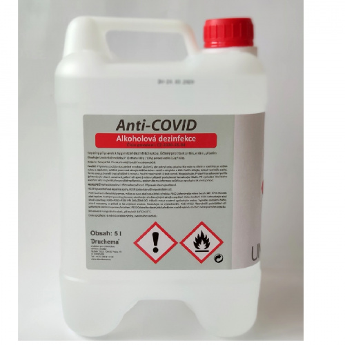 Anti-Covid dezinfekce na ruce 5l/PP