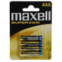 náhled Baterie AAA - LR03 Maxell Super Alkaline 4ks
