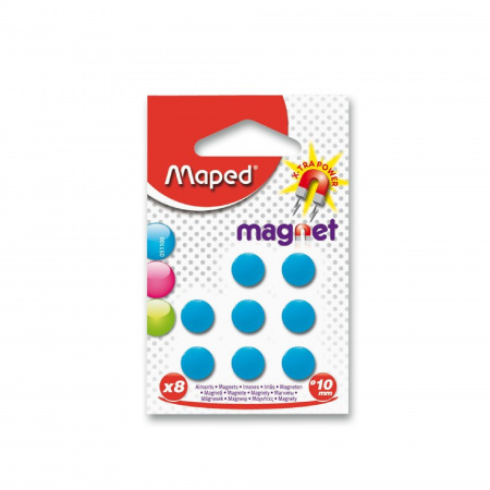 detail Magnet 10mm, Maped kulatý mix 3 barev