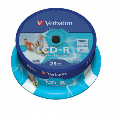 detail CD-R Verbatim /potisk 25ks