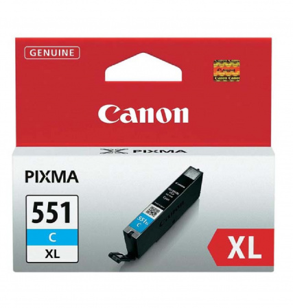 detail Cartridge Canon CLI-551 XL (modrá)