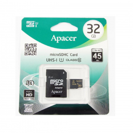 detail Paměťová karta Apacer Secure Digital, 32GB, microSDHC, AP32GMCSH10U1-R, UHS-I U