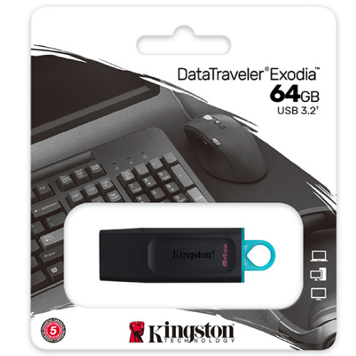 USB flash disk Kingston 64GB USB 3.0 (3.2 Gen 1) /na objednání
