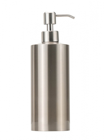 detail Kovový dávkovač na mýdlo - stříbrný