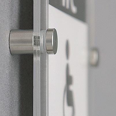 detail EuroPlex dveřní cedulky 170 x 170 mm