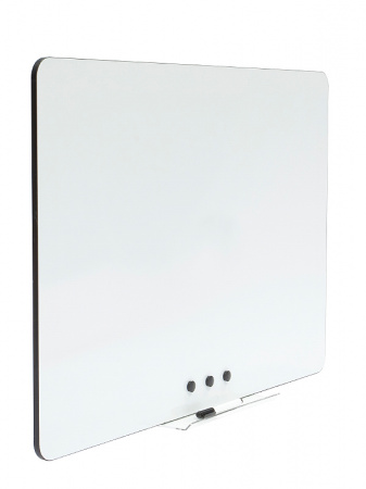 detail Bílá bezrámová magnetická tabule Qboard 117 x 87 cm