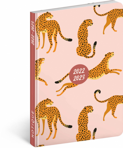 18měsíční diář Petito – Leopard 2022/2023, 11 × 17 cm