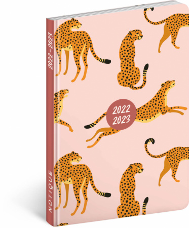 detail 18měsíční diář Petito – Leopard 2022/2023, 11 × 17 cm