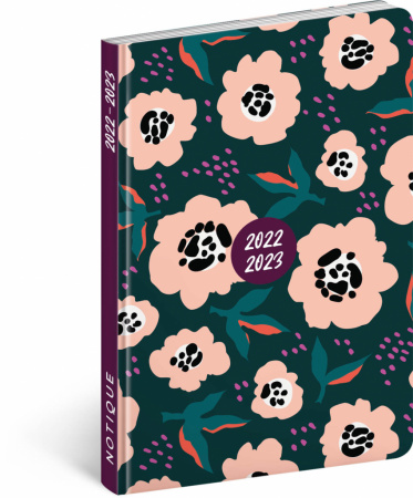 detail 18měsíční diář Petito – Květ 2022/2023, 11 × 17 cm