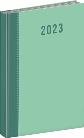 detail Denní diář Cambio 2023, zelený, 15 × 21 cm