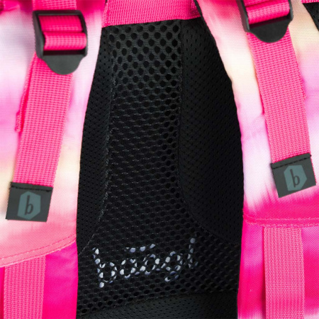 detail BAAGL 3 SET Skate Pink Stripes: batoh, penál, sáček