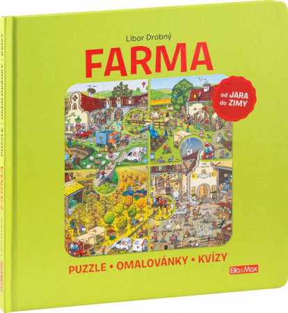 detail FARMA – Puzzle, omalovánky, kvízy