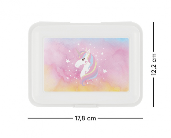 detail BAAGL Box na svačinu Rainbow Unicorn
