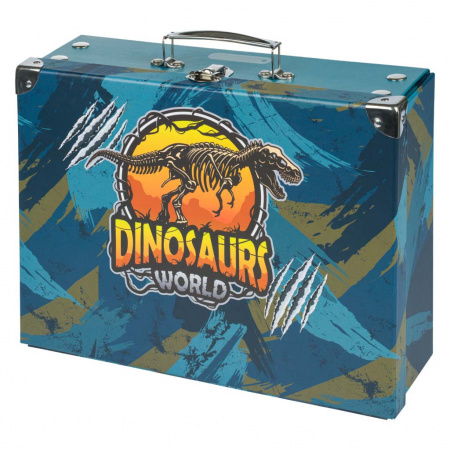 detail BAAGL Skládací školní kufřík Dinosaurs World s kováním