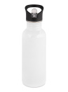 náhled Bílá nerezová sportovní lahev na vodu - 600 ml