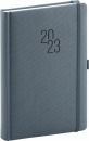 náhled Denní diář Diamante 2023, šedý, 15 × 21 cm
