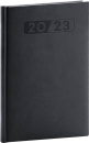 náhled Týdenní diář Aprint 2023, černý, 15 × 21 cm