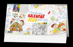 Stolní kalendář 2026 Kreativní pro děti