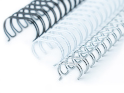 Kovové hřbety 2:1 6,9 mm stříbrné