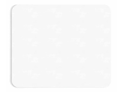 Podložka pod myš bílá, 19.5x23,5x0.5cm