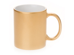 Hrnek zlatý metalický