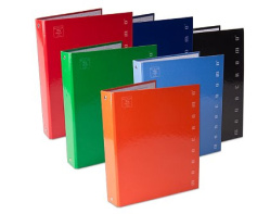 Pořadač A5 4-kroužky, hřbet 3,5cm Pigna Monocromo