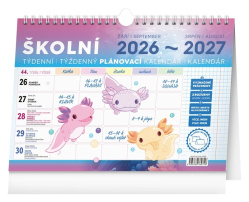 Stolní kalendář 2026 / 27 Školní plánovací