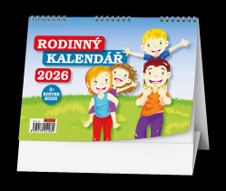 Stolní kalendář 2026 Rodinný plánovací