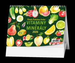 Stolní kalendář 2026 Vitaminy a minerály