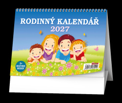 Stolní kalendář 2027 Rodinný plánovací
