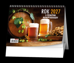 Stolní kalendář 2027 Rok s českými minipivovary