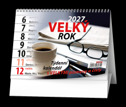 Stolní kalendář 2027 Velký rok