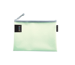 Desky se zipem A5 síťované pastelini zelená/PP