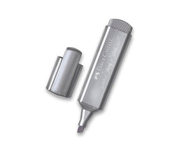 Zvýrazňovač F-C metalická stříbrná/E