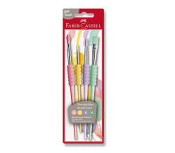 Štětce F-C soft touch 4 ks blistr pastelové /E