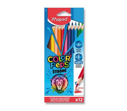 Pastelky trojhranné Maped Color'Peps Strong 12 barev
