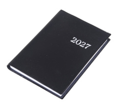 Diář 2027 čtrnáctidenní PVC černý