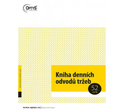 Kniha denních odvodů tržeb A4 52ls O