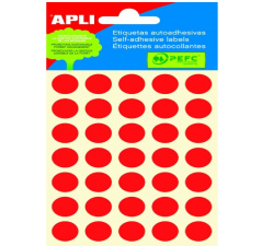 Etikety na aršíku kulaté 13 mm APLI 175 etiket červené /E