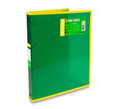 Pořadač A4 4-kroužky 3cm Popgear zelený/E