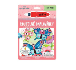 Omalovánky Concorde kouzelné Motýli