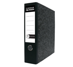 Pořadač A4 8 cm páka CAESAR OFFICE EXECUTIVE mramor černý s RADO zámky /E