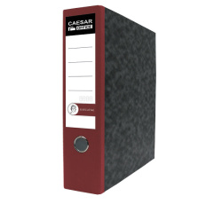 Pořadač A4 8 cm páka CAESAR OFFICE EXECUTIVE mramor červený RADO zámky/E